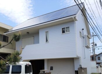 【御坊市】太陽光設置と外装すっきりチェンジ