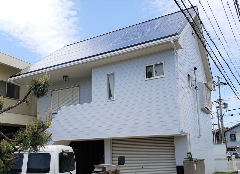 【御坊市】太陽光設置と外装すっきりチェンジ 【御坊市】太陽光設置と外装すっきりチェンジ