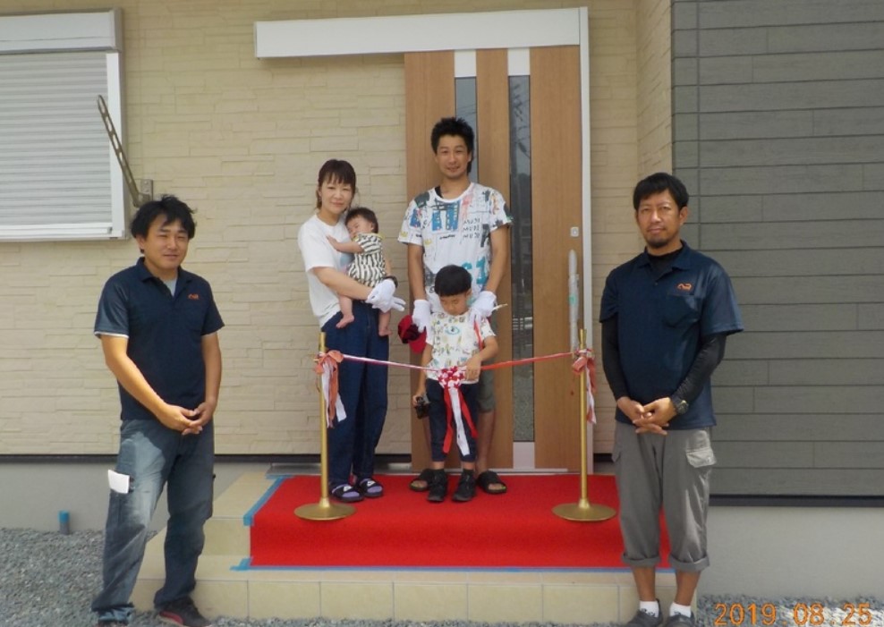 日高川町　M様：土地から完成まで親切にサポートして頂きました。