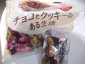 チョコとクッキーのある生活★