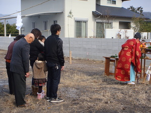 地鎮祭です♪