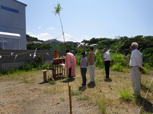 地鎮祭です