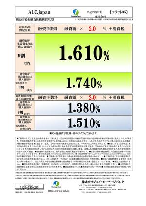 フラット35　7月金利