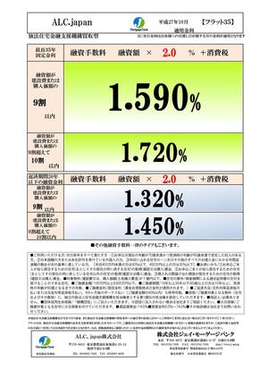 フラット35　10月金利