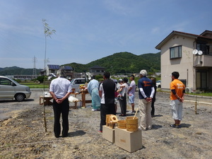 地鎮祭が行われました