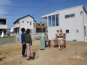 地鎮祭が行われました