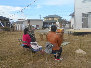 地鎮祭が行われました