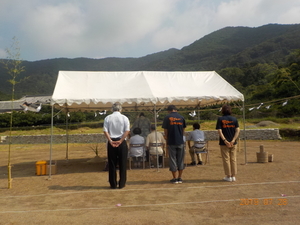 地鎮祭が行われました