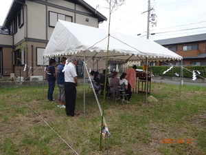 地鎮祭が行われました