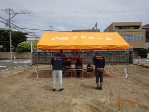 地鎮祭が行われました