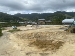 分譲地工事中＜日高川町＞